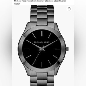 Michael Kors Men's Slim Runway Stainless Steel Quartz Watch